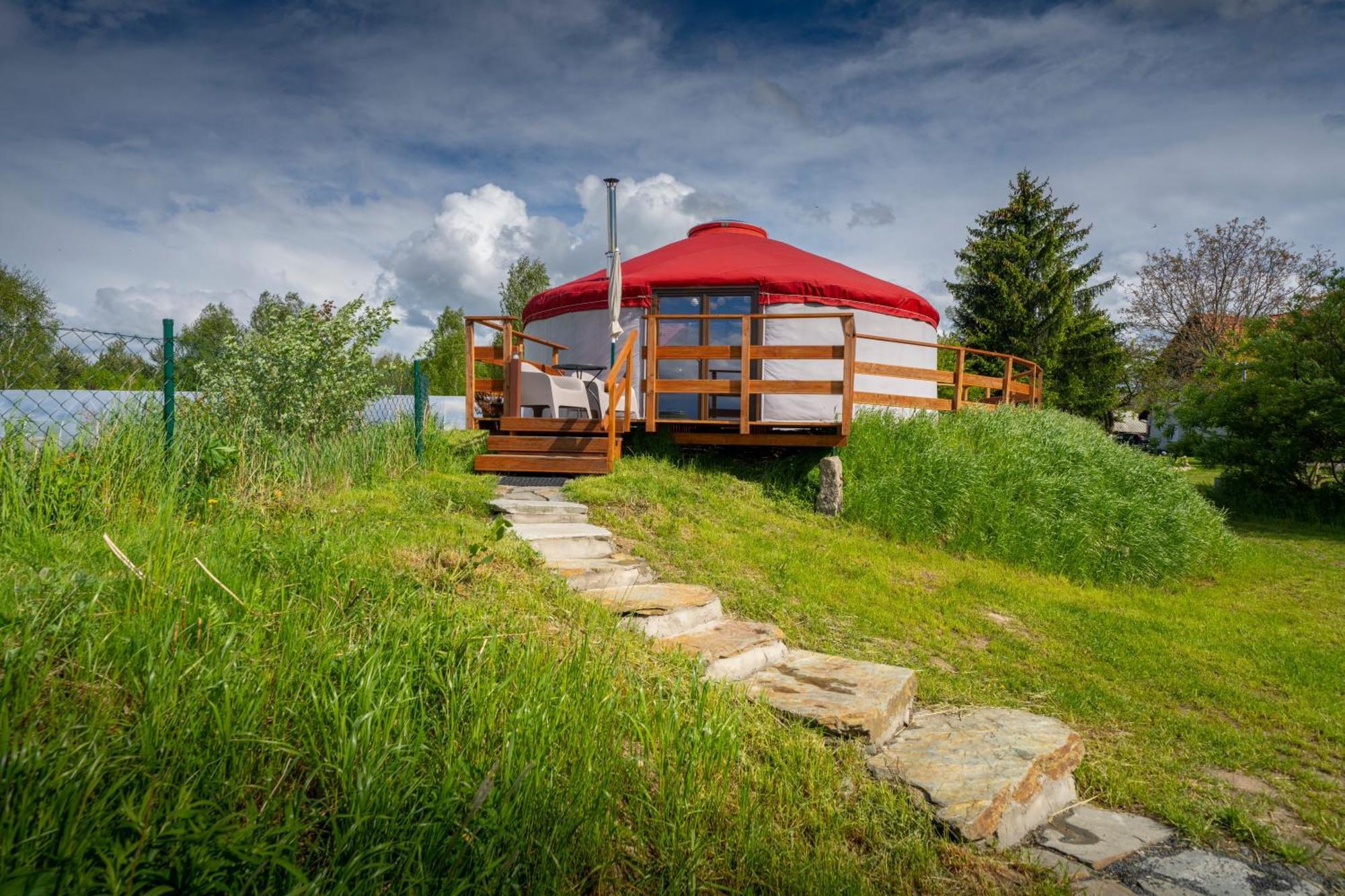 Dom W Domu - Izera Glamping Bed and Breakfast Gajowka  Exteriör bild